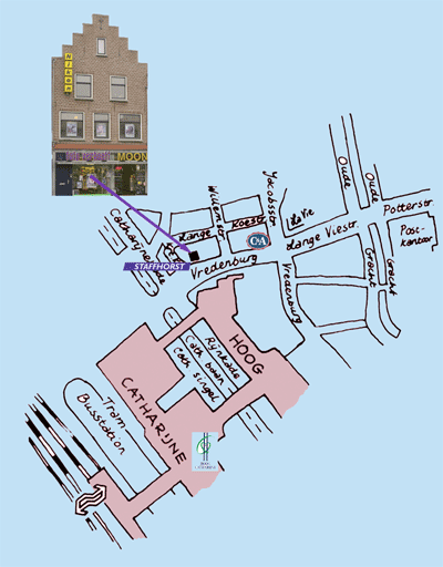 Plattegrond centrum Utrecht